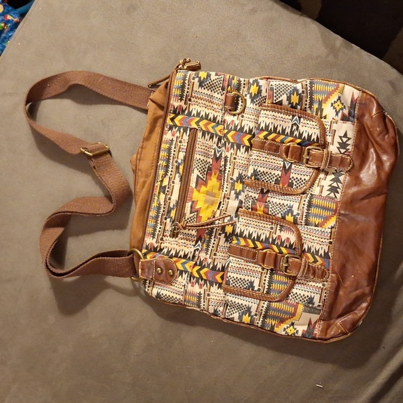 Aztec Print Purse/Shoulder Bag - Picture 1 of 10